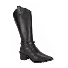 Bota Country Feminina Couro Legitimo - Frete Gratis