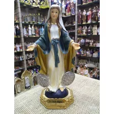 Imagem Nossa Senhora Das Graças 20cm Resina Importada