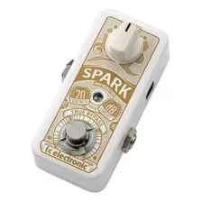 Tc Electronic Pedal Spark Mini Booster P/ Guitarra Mfull Cor Branco