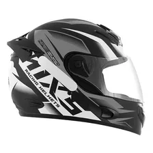 Capacete Moto Mx2 Storm Brilhante Ou Fosco Mixs 2019 Cor Preto Com Grafite Brilhante Tamanho Do Capacete 56