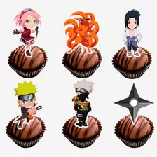 30 Toppers Tags Para Docinhos Naruto Shippuden