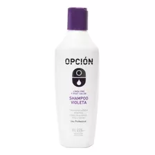 Shampoo Matizador Violeta Opción Cabello Rubio 225ml - Local