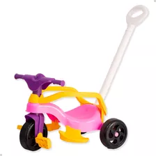 Triciclo Infantil 2 Em 1 Com Empurrador Pedal Passeio Motoca