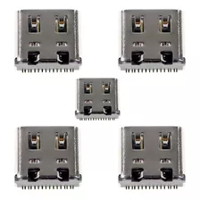 5 Conectores De Carga Tipo C Compatíveis Com Controle De Ps5