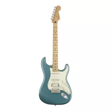 Guitarra Elétrica Fender Player Stratocaster Hss De Amieiro Tidepool Brilhante Com Diapasão De Bordo