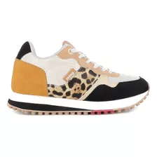 Tenis Mtng Leopardo Mujer