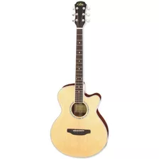 Guitarra Electroacústica Metal Eq 4 Bandas Aria Fet-01std N