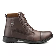 Bota Masculina Coturno Casual Social Resistente Com Zíper