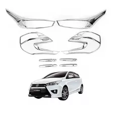 Kit Decorativo Exterior Cromo Yaris Sport 2014 2015 2016 