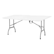 Mesa Plegable De 1.80 M Just Home Collection 109622 Smac Color Blanco