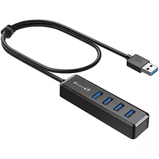 Smartq H302s Usb 3.0 Hub Para Computadora Portátil Con Cable