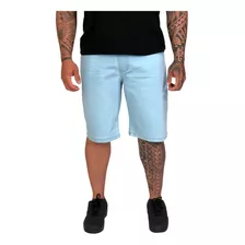 Bermuda Jeans Masculina Slim Plus Size Lycra 50 52 54 56