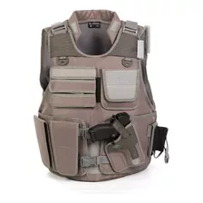 Chaleco Tactico Tactical S.i Porta Placas Talles