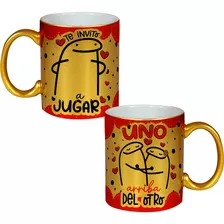 Taza Dorada Flork Deformitos 12 Diseños Diferentes