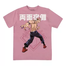 Playera Máscara De Látex Jujutsu Kaisen Cursed Spirit Hombre