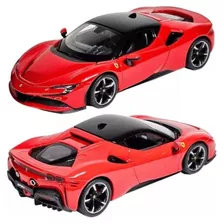 Miniaturas Carros Ferrari Sf90 Stradale 18cm 1/24 Bburago