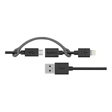  - Cable Micro Usb Con Adaptador De Conector Lightning