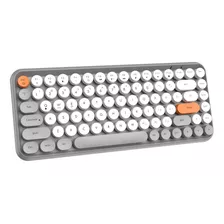 Teclado Bluetooth Inalambrico Portatil De 84 Teclas Compatib