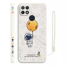 Funda Silicona Para Oppo Diseño De Astronauta +correas