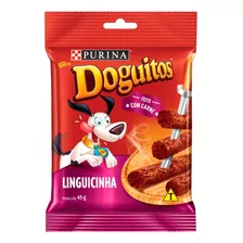 Petisco Para Cães Linguicinha Purina Doguitos Pacote 45g