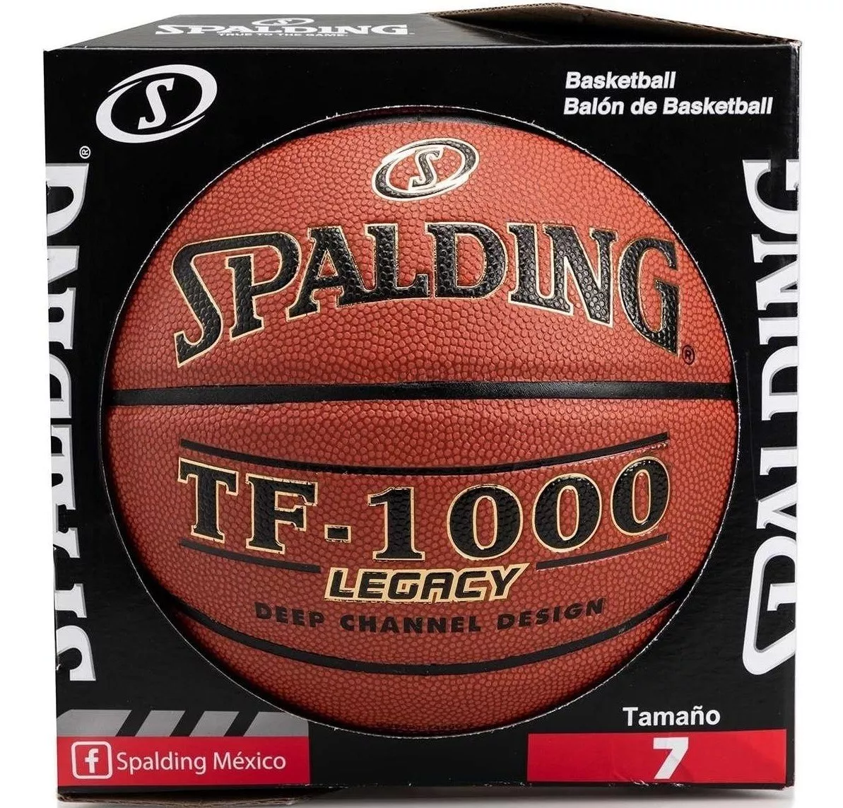 Balón Spalding Tf1000 Legacy Piel N. 7 C/morral De Regalo