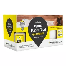 Rejunte Epóxi Superfácil 1kg Marrom Café Quartzolit 