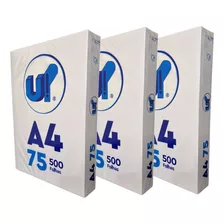 5 Pcts Sulfite A4 Up! Office 2500 Folhas Cor Branco