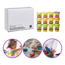 Kit Massinha Play-doh Cores Da Primavera Com 12 Potes Grande