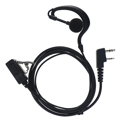 Auricular Walkie Talkie Con Micrófono 2 Pin G Shape Headset