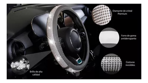 Funda Cubre Volante De Diamantes Fd903 Audi A1 1.4  2017 Foto 6