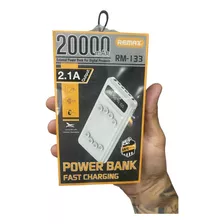 Cargador Portatil Power Bank Inalambrico Qi 20000 Remax 133