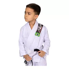 Kimono Jiu-jitsu Infantil Reforçado Kit Guerreiro Gorilla