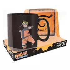 Taza Cambio De Color Y Portavasos - Naruto Shippuden Clone