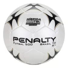 Bola Futsal Penalty Brasil 70 R1 Xxi Cor Preto E Branco Tamanho Único