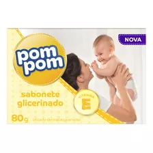 Sabão Em Barra Pom Pom Glicerinado De 80 G