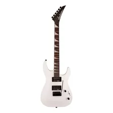 Guitarra Elétrica Jackson Js Series Js22 Dka Dinky De Choupo Snow White Brilhante Com Diapasão De Amaranto