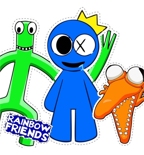 Comprar Adesivo Rainbow Friends Monstro Azul Babão Blue Roblox