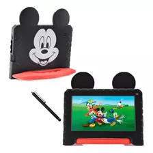 Tablet Mickey Mouse Capa Infantil 32gb Wifi + Caneta Touch