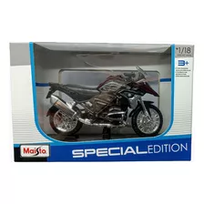 Maisto Bmw R 1200 Gs 2017, Escala 1:18, De 12cms Largo