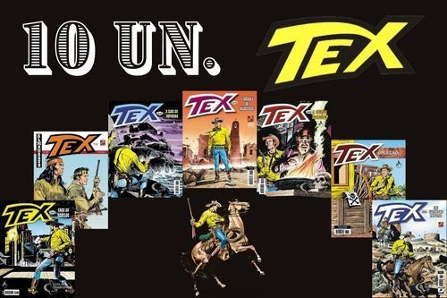 Kit 10 Hq Gibi Revista Tex A Escolher + Brinde Imperdível