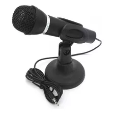 Microfono Con Base De Mesa Plug 3.5mm 