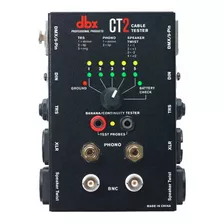 Probador De Cables Dbx Ct2 (xlr, Jack, Minijack, Rj45)