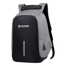 Mochila Antirrobo Suono Puerto Usb Notebook Impermeable.