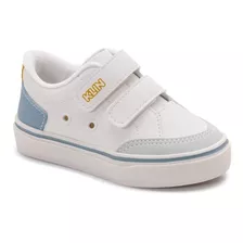 Tênis Infanitl Menino Klin Velcro Luxo Masculino Conforto