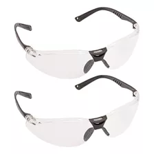 Kit 2 Óculos De Proteção Cayman Carbografite Segurança Epi Cor Da Lente Incolor