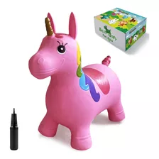 Hotmax Caballo Hinchable De Unicornio, Tolva Inflable De An.