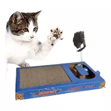 Divertido Juguete Para Gatos Atrapa Al Ratón Con Rascador