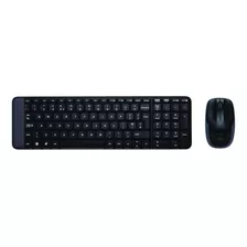 Kit De Teclado E Mouse S/ Fio Logitech Mk220 Portuguêsbrasil