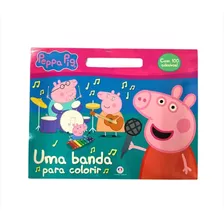 Livro Para Colorir Peppa Pig Maleta Gde Infantil Para Pintar