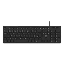 Teclado Com Fio Multi 180cm Teclas Redondas Usb Preto -tc294